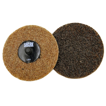 Shark Industries 3" Coarse/Brown Surface Conditioning Discs - 25 Pk 13019